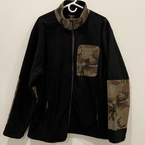 ROARK Men’s Jacket, fleece, back and camo